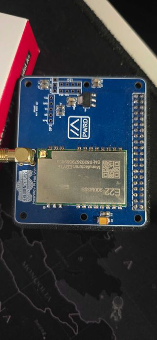 Raspberry Pi 3 A+ meshtastic meshscore PiHAT e22 900m30s