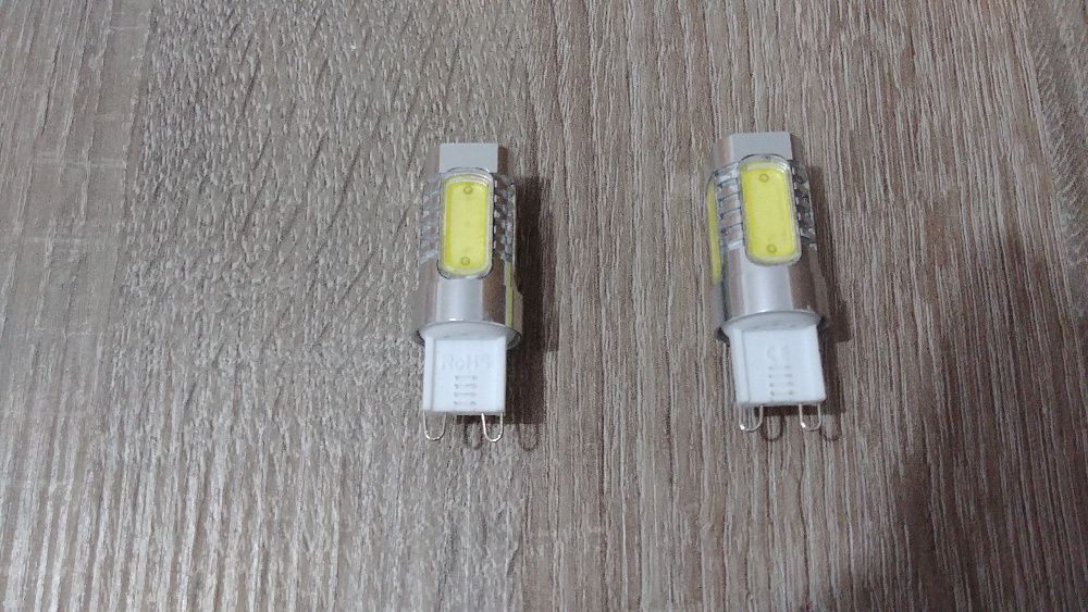 Lampadas Mudder 5.5W G9 COB LED AC 86V-365V 360 graus (2 unidades)