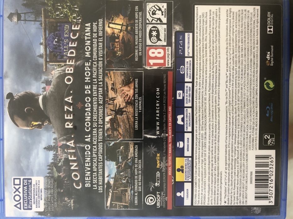 Farcry 5 para (PS4)