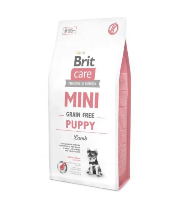Brit Care GF Mini Puppy для цуценят мініатюрних порід, з ягням, 7 кг