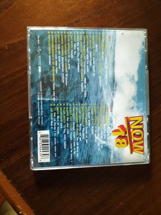 CD duplo Now 18 em ótimo estado.