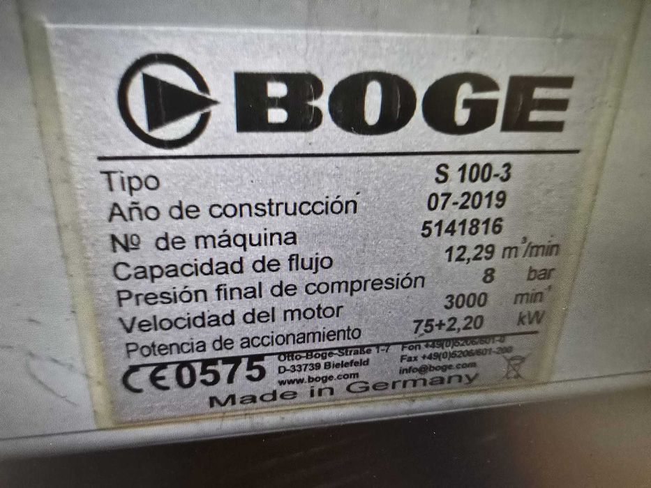 Compressor BOGE S100-3