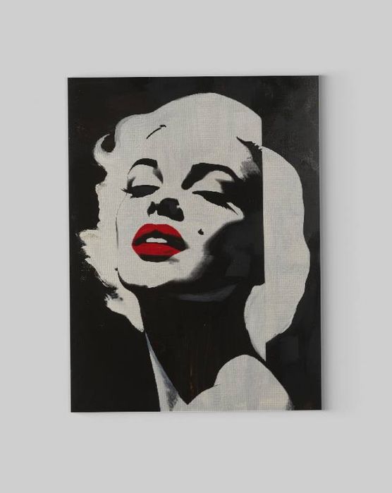 Obraz na płótnie Marilyn Monroe - Pop-Art 45x60 cm do salonu