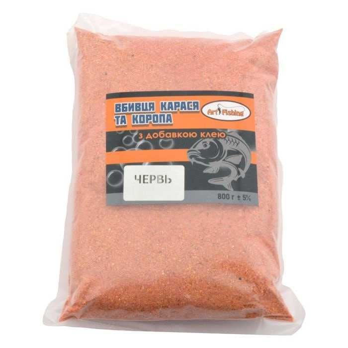 Прикормка Art fishing із додаванням клею 800 г різні смаки