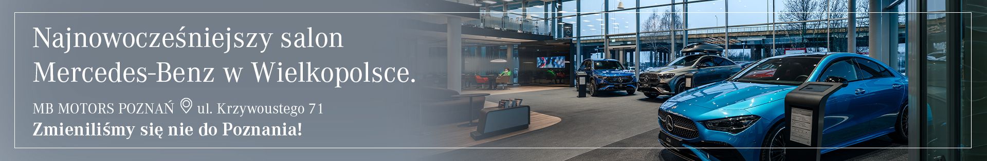 MB Motors Poznań Autoryzowany Dealer Mercedes-Benz Samochody Osobowe top banner
