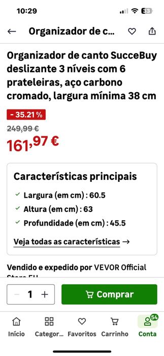 Cesto arrumacao cozinha