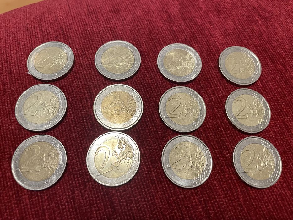 Kolekcjonerski monety dwa Euro 2 Euro polecam