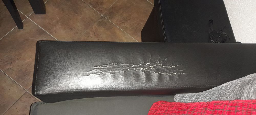 Sofá com chaise longue