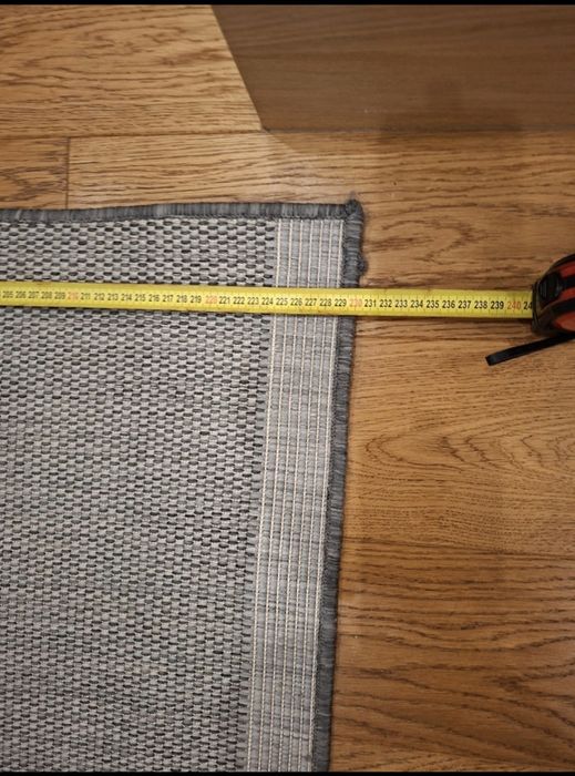 Dywan sznurkowy outdoor dwustronny MODERN 14 szary