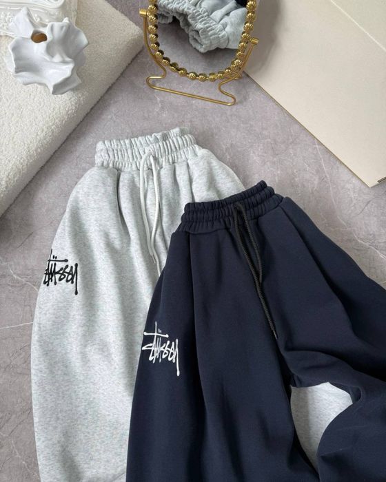 Штани Stussy/чоловічі/жіночі штани Стусі,Стасси оверсайз,вишите лого