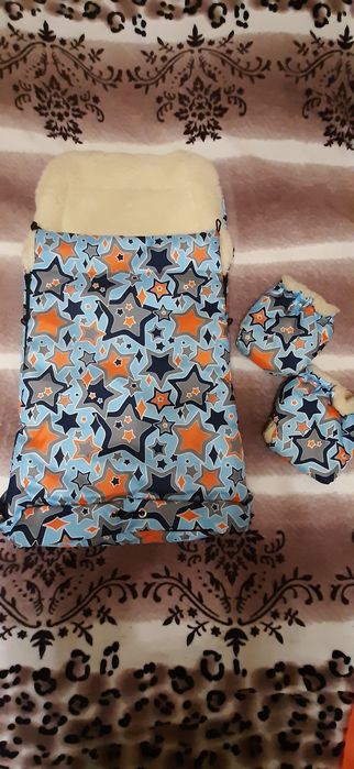 Зимовий конверт з рукавичками