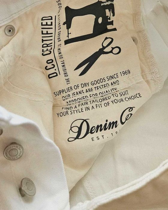 Белые джинсовые шорты на пуговицах Denim Co большой размер 2XL/3XL