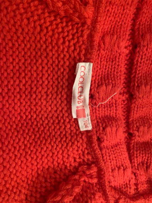 Sweter, HM, H&M, czerwony, 104 cm