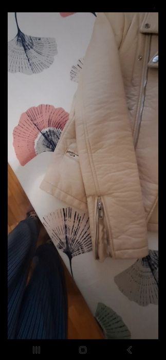 Casaco bomber jacket zara bege de senhora