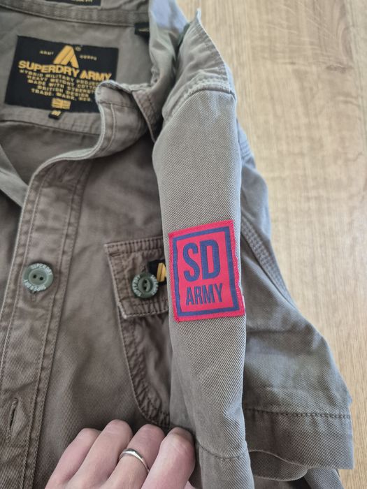 Superdry military koszula M bdb khaki