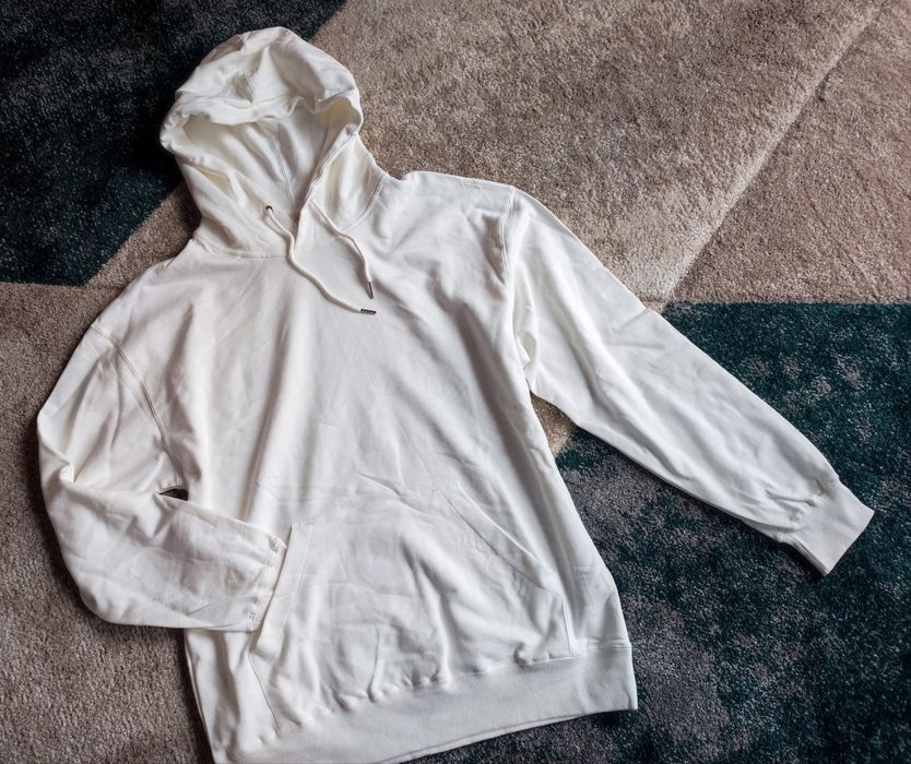 Damska biała bluza z kapturem r 40 L Xl 42