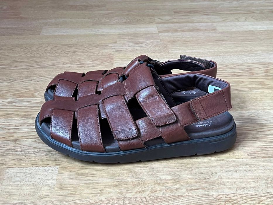 Шкіряні босоніжки сандалі Clarks 42 розміру