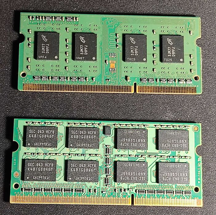 ОЗУ DDR3 SO-DIMM 2 + 2 гб. (4Гб) добре працювали на ноуті (комплект)