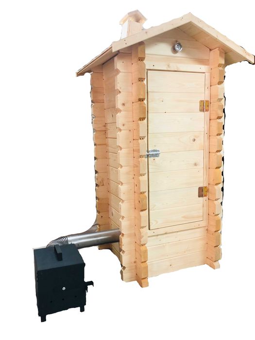 Wędzarnia ogrodowa z drzwiczkami i kominkiem hit deska 20 mm