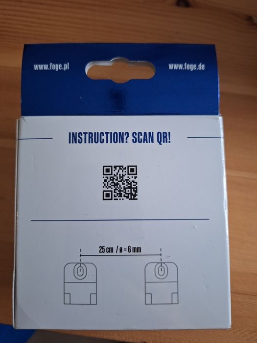 Klipsy montażowe 30szt, Foge