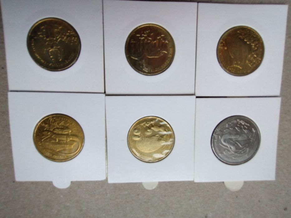 Zestaw monet 2 zł - zwierzęta