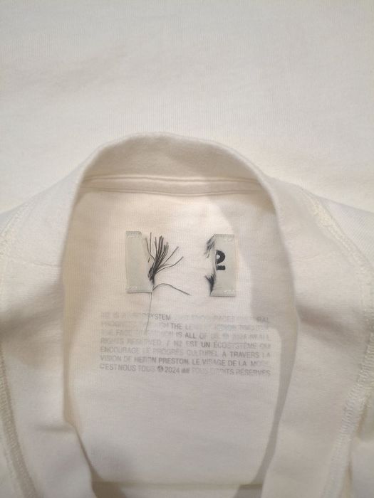Білий лонгслів Heron Preston H&M  розмір М
