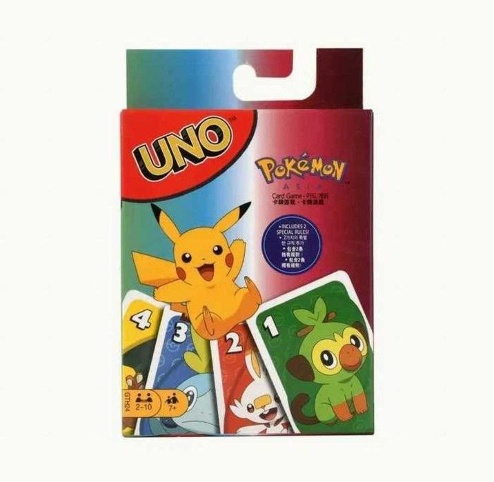 UNO (Уно): Веселая настольная игра для компании 2-10 игроков