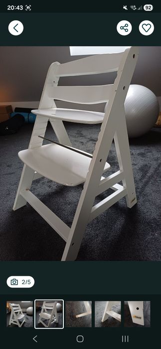 Krzesełko dziecięce Hauck