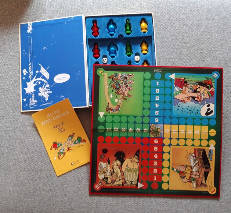 Jogo de tabuleiro ASTÉRIX "Jeu des petits chevaux" Jogo dos cavalinhos