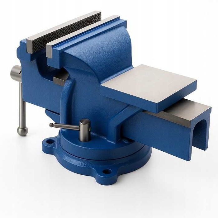 Imadło ślusarskie obrotowe 150mm z kowadłem 360st. mocne solidne