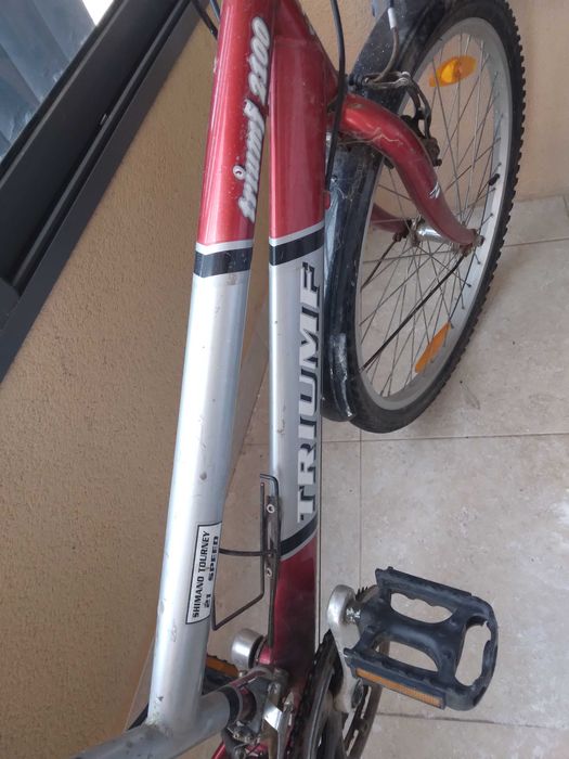 Bicicleta com descanso