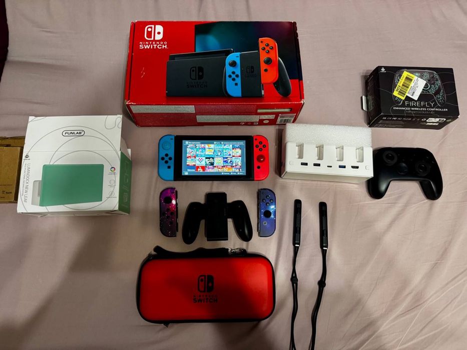 Nintendo Switch 256gb  стан нова 10/10 Kefir  full комплект