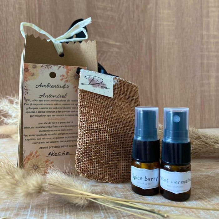 Ambientador automóvel reutilizavel
