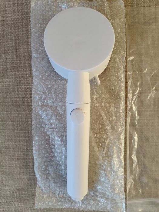 słuchawka prysznicowa + wąż + uchwyt - biała