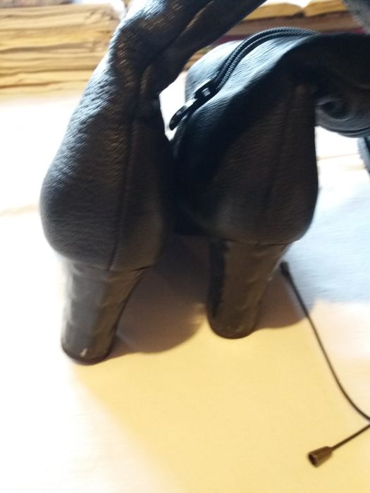 Сапоги женские Зима Кожа Цегейка