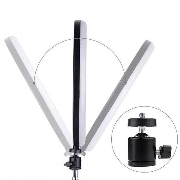 Кільцева лампа 33 см RGB зі штативом та тримачем для телефону