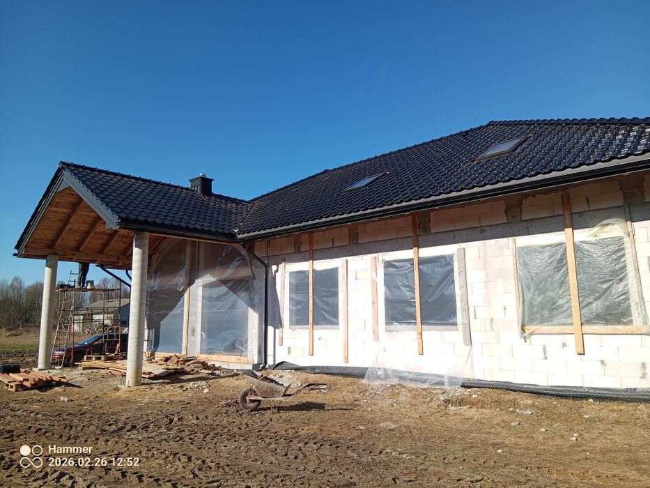 Ekipa budowlana,roboty żelbetowe,murarskie