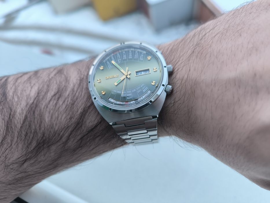 STAN NOWY lata 70 zegarek orient cesarski patelnia królewski automat