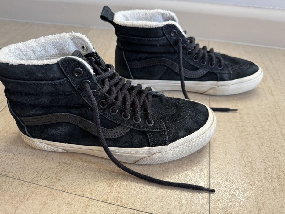 Trampki ocieplane - buty zimowe - vans 38,5 - 24,5 cm