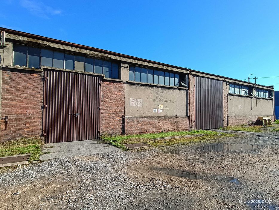 Wynajmę halę magazynową 626 m2 + ochrona + monitoring Racibórz strefa