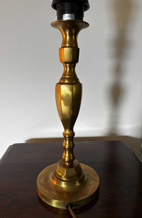 Piękna lampa ArtDeco mosiężna