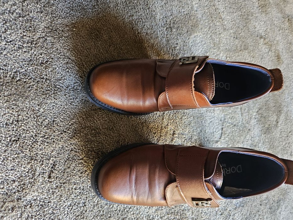 Sapatos em pele camel Dorking By Fluchos