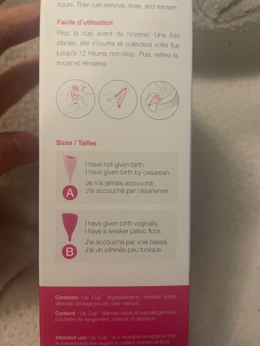 Lily Cup intima - copo mestrual