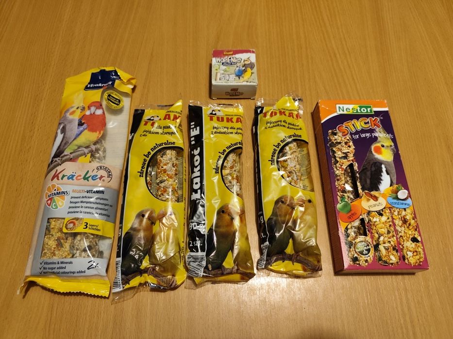 Kolby dla średnich papug 11 sztuk