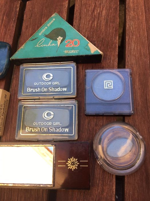 Lote 9 Sombras de olhos tons azuis