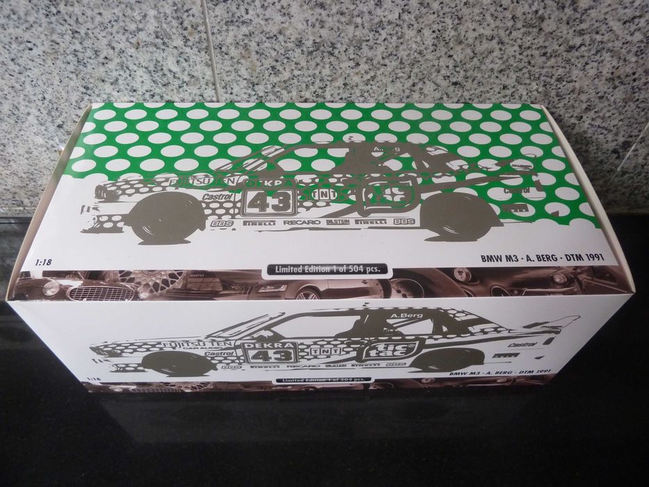 1:18 Minichamps, BMW M3, Tic-Tac, A. Berg, DTM 1991, AutoArt