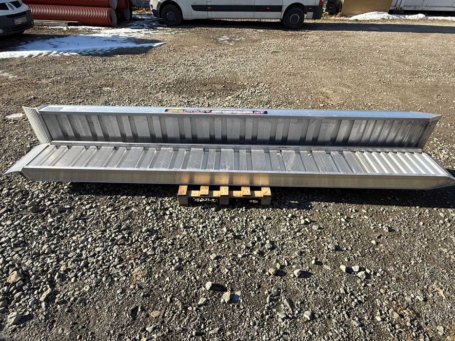 NAJAZDY ALUMINIOWE 4m/5800kg, profesjonalne podjazdy rampy załadunkowe