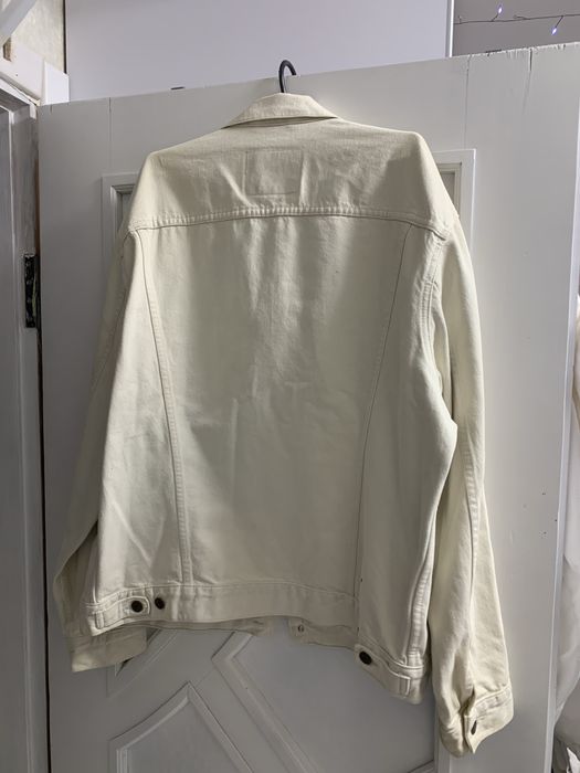 Куртка джинсовка белая LEVIS size:XL/L
