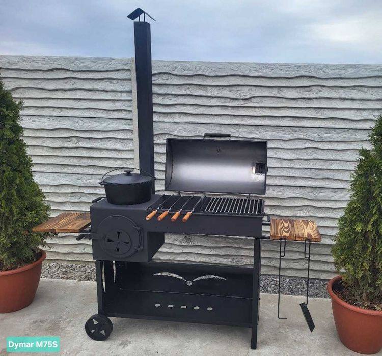 • 5мм! • Гарантія! • Не Поведе! • Мангал Коптильня с Барбекю, Гриль