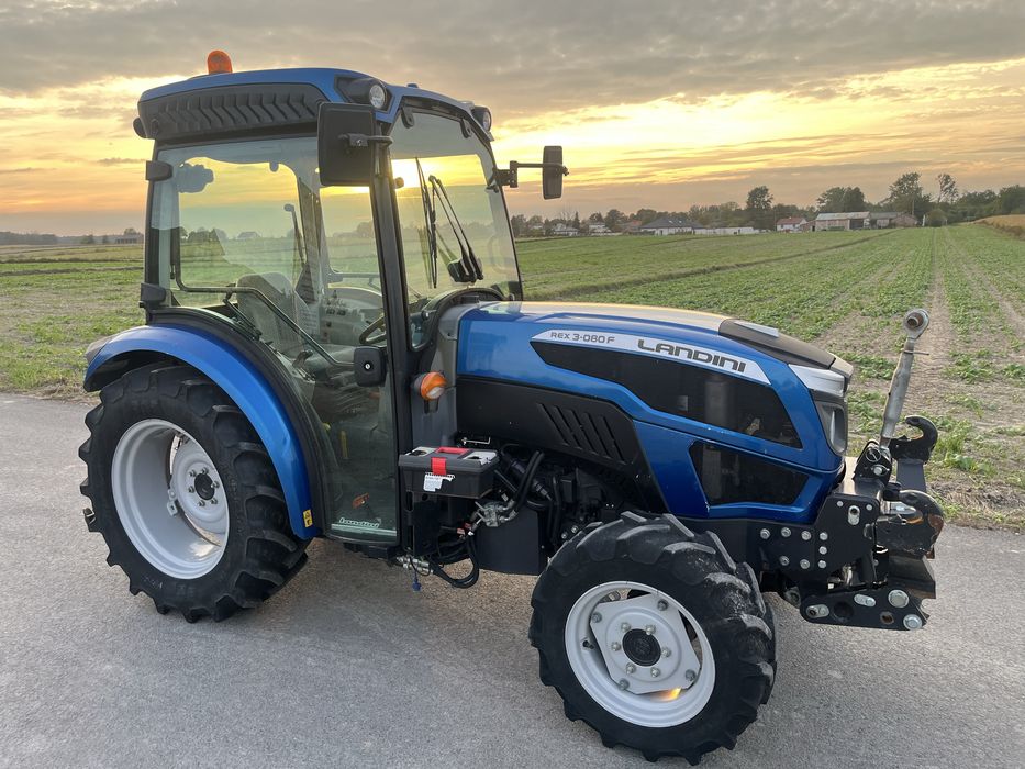 Landini Rex 3-080 F 2023r | 905 mtg | Przedni TUZ | Klima | 16x16 McCormick Claas Massey